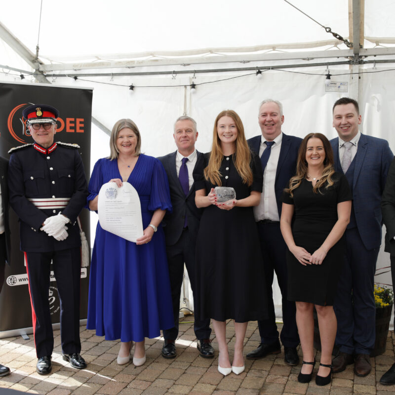 OEE employees and Mr. Alexander Scott, His Majesty's Lord-Lieutenant of Cumbria